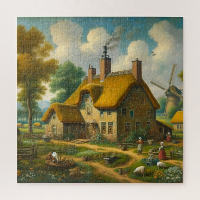 Landhaus Puzzle (Vertikal)