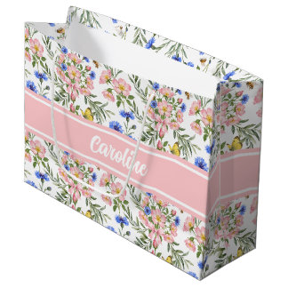 Landhaus-Wildblumen-Yogageschenk Große Geschenktüte