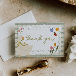 Landhausstil Gans Gingham Danke