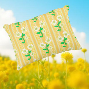 Landhausstil Weiß Grün Gelbe Sonnenblumen Dekokissen