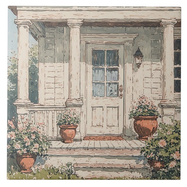 Landhausveranda Fliese (Vorderseite)