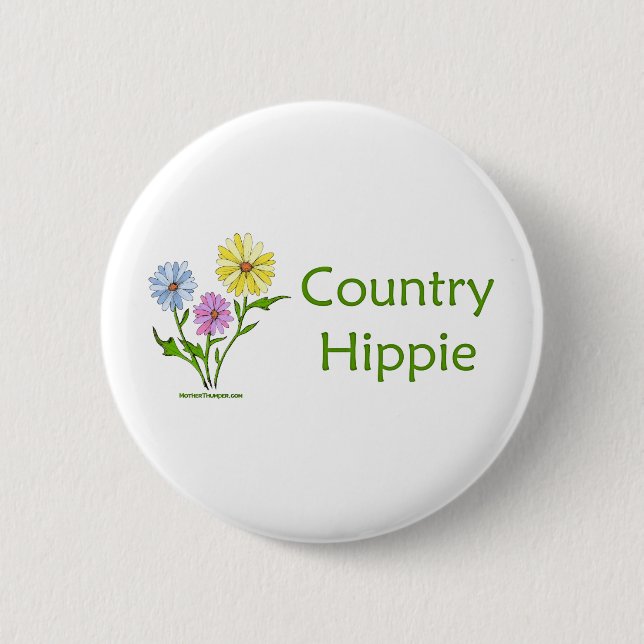 LandHippie Button (Vorderseite)
