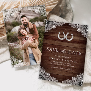 Landhochzeit Holz Hufeisen Spitze Fotografie Hochz Save The Date