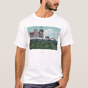 Landhouse Ansicht des Südleuchtturmes T-Shirt