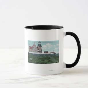 Landhouse Ansicht des Südleuchtturmes Tasse
