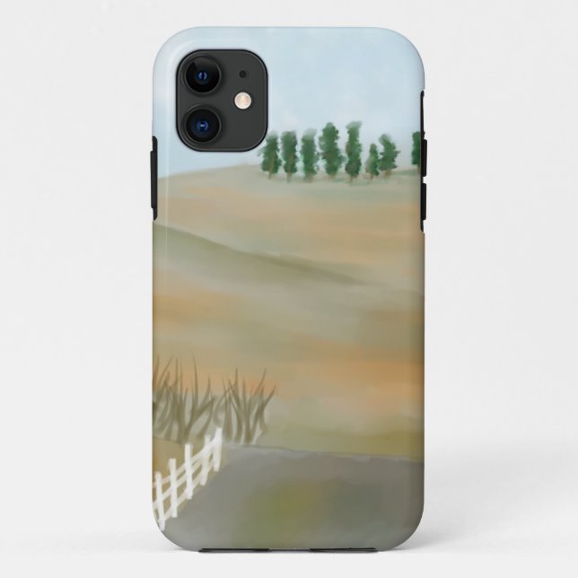 Landhügel Case-Mate iPhone Hülle (Rückseite)