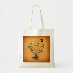 Landhühnerfarm Tierart Vintages Rooster Tragetasche
