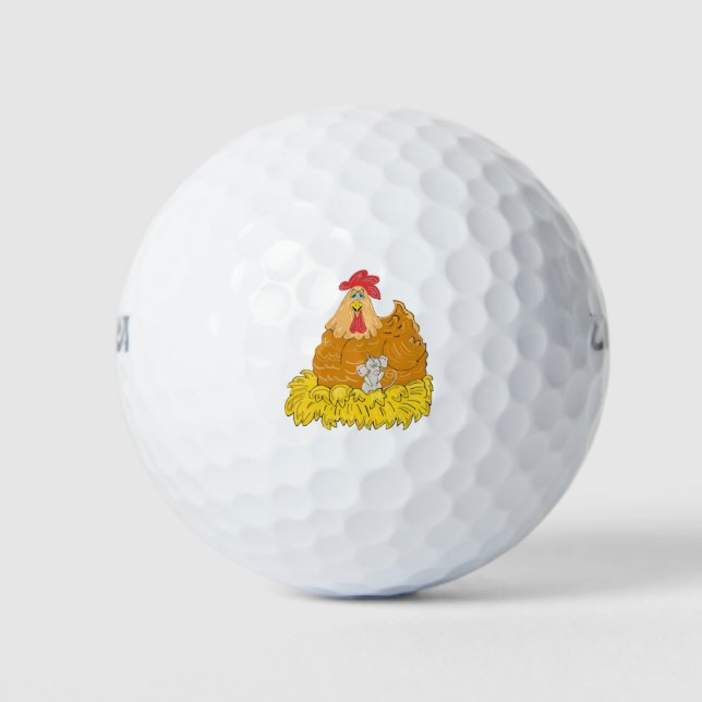 Landhühnermouse Golfball (Vorderseite)