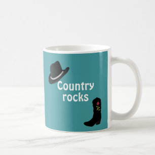 Landhut & Kalligrafie auf Türkis Kaffeetasse