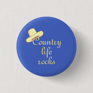 Landhut & Kalligrafie Button