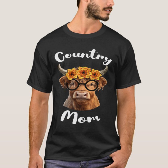 Landidom für Farm-Mutter oder Kuh-Mutter aus einem T-Shirt (Vorderseite)