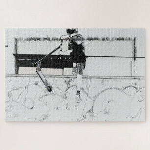 Landing It - Stunt Scooter Rider Puzzle