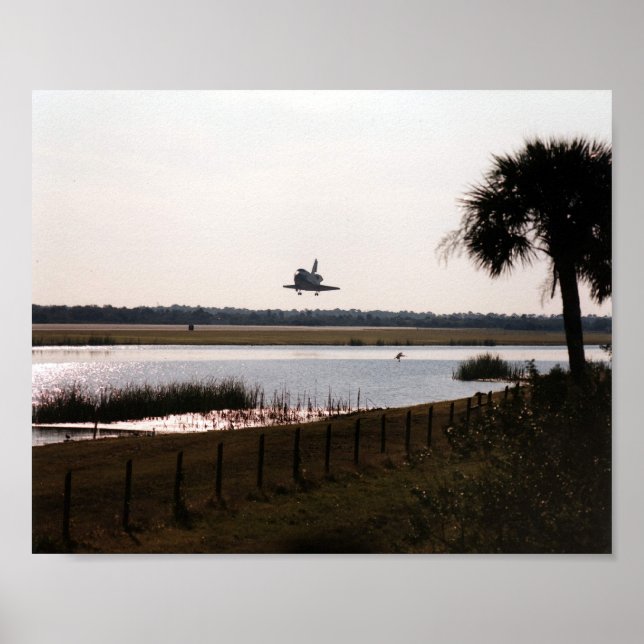 Landing of Space Shuttle Atlantis (STS-81) Poster (Vorne)