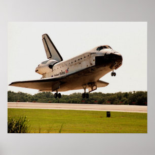 Landing of Space Shuttle Discovery (STS-95) Poster