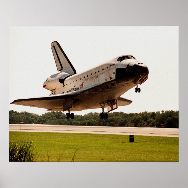 Landing of Space Shuttle Discovery (STS-95) Poster (Vorne)