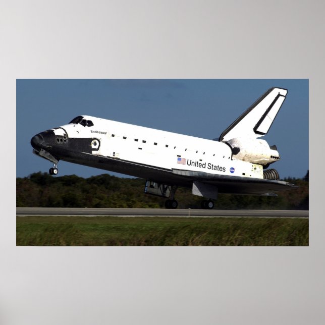 Landing of Space Shuttle Endeavour (STS-113) Poster (Vorne)