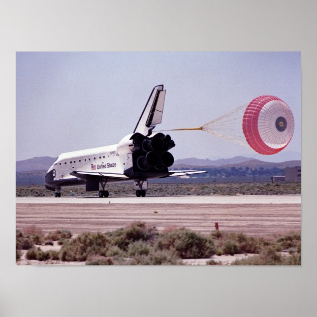 Landing of Space Shuttle Endeavour (STS-49) Poster (Vorne)