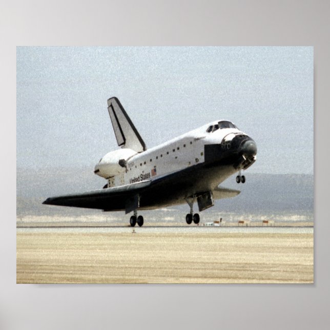 Landing of Space Shuttle Endeavour (STS-67) Poster (Vorne)