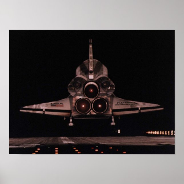 Landing of Space Shuttle Endeavour (STS-72) Poster (Vorne)