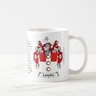 Landis, der Ursprung, die Bedeutung und das Wappen Kaffeetasse