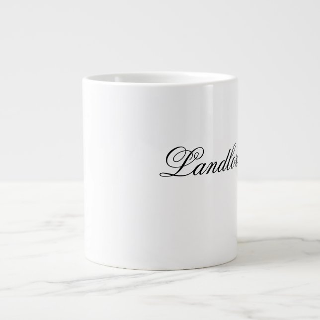 Landkaffee-Tasse Jumbo-Tasse (Vorderseite)