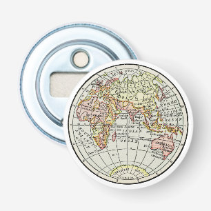 Landkarte Ost-Hemisphäre Globe Travel Art Flaschenöffner