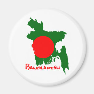 Landkarte von Bangladesch Magnet