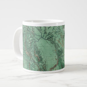 Landkarte von Idaho Jumbo-Tasse