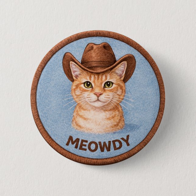 Landkatze Button (Vorderseite)