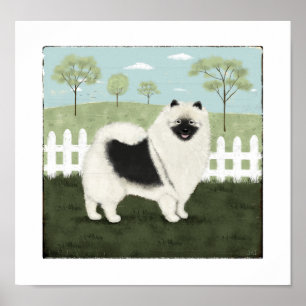LandKeeshond Poster