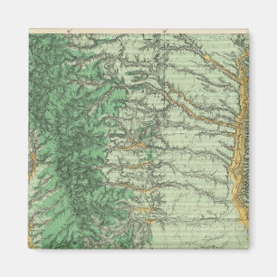 Landklassifizierungskarte Südwestmexikas Magnet