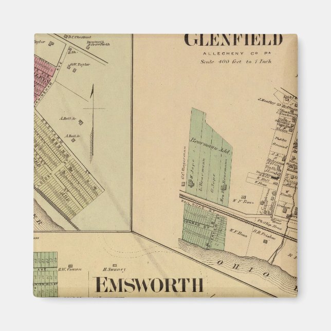 Landkreis Allegheny, Pennsylvania Magnet (Vorne)