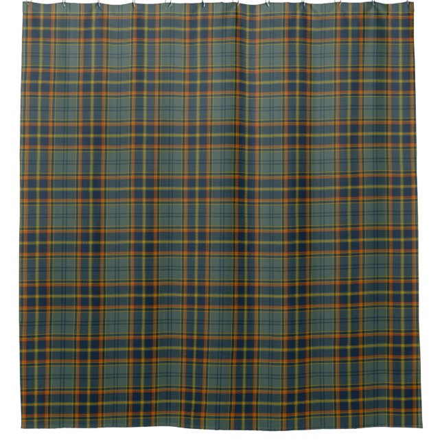 Landkreis-Antrim irischer Tartan-Duschvorhang Duschvorhang (Vorderseite)