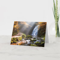 Landkreis Antrim, Nordirland Glenoe Wasserfall-|