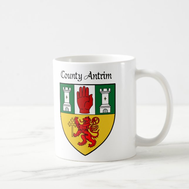 Landkreis-Antrim-Tasse Kaffeetasse (Rechts)