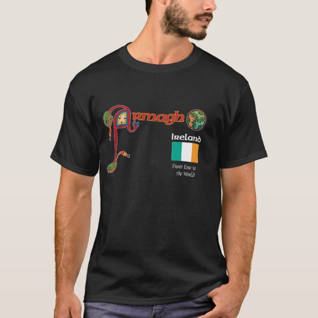 Landkreis-Armagh-Dunkelheits-T-Shirt T-Shirt (Vorderseite)