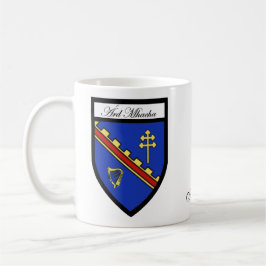 Landkreis-Armaghkarten-u. -Wappen-Tassen Kaffeetasse