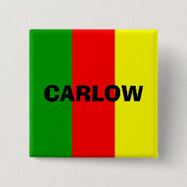 Landkreis-Carlow-Flag-Abzeichen Button