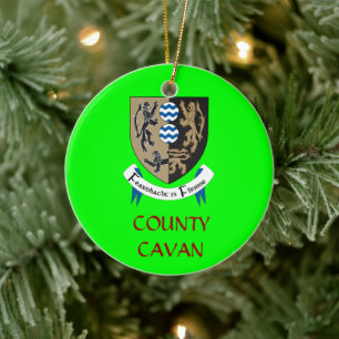 Landkreis Cavan Ireland Custom Christmas Ornament