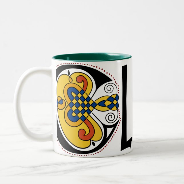 Landkreis-Clare-Tasse Zweifarbige Tasse (Links)