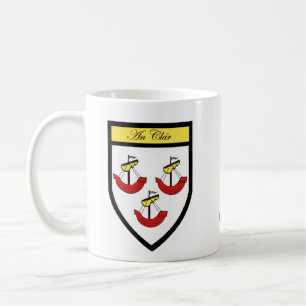 Landkreis-Clarekarten-u. -Wappen-Tassen Tasse