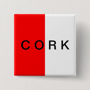 Landkreis Cork Flag Abzeichen Button