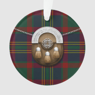 Landkreis Cork Irish Tartan und Sporran Ornament