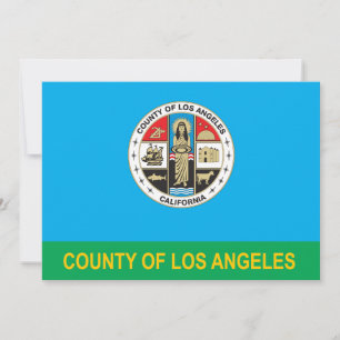 Landkreis der Los Angeles Fahne