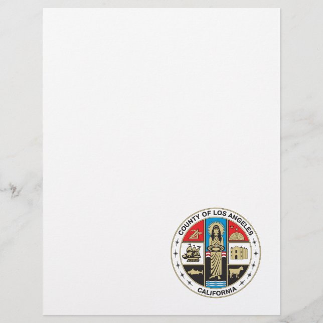 Landkreis des Siegels Los Angeles (Vorderseite)
