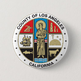 Landkreis des Siegels Los Angeles Button
