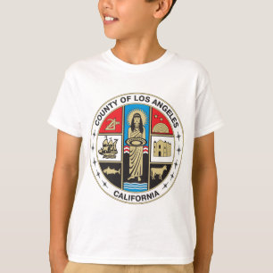 Landkreis des Siegels Los Angeles T-Shirt