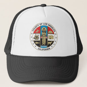 Landkreis des Siegels Los Angeles Truckerkappe