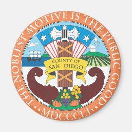 Landkreis des Siegels San Diego Magnet