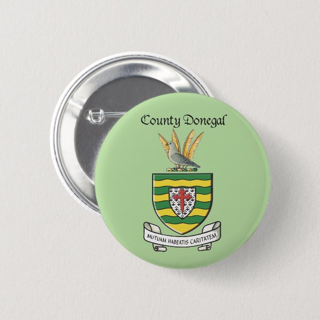 Landkreis Donegal Button (Vorne & Hinten)
